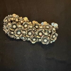 Floral Silver Tone bracelet